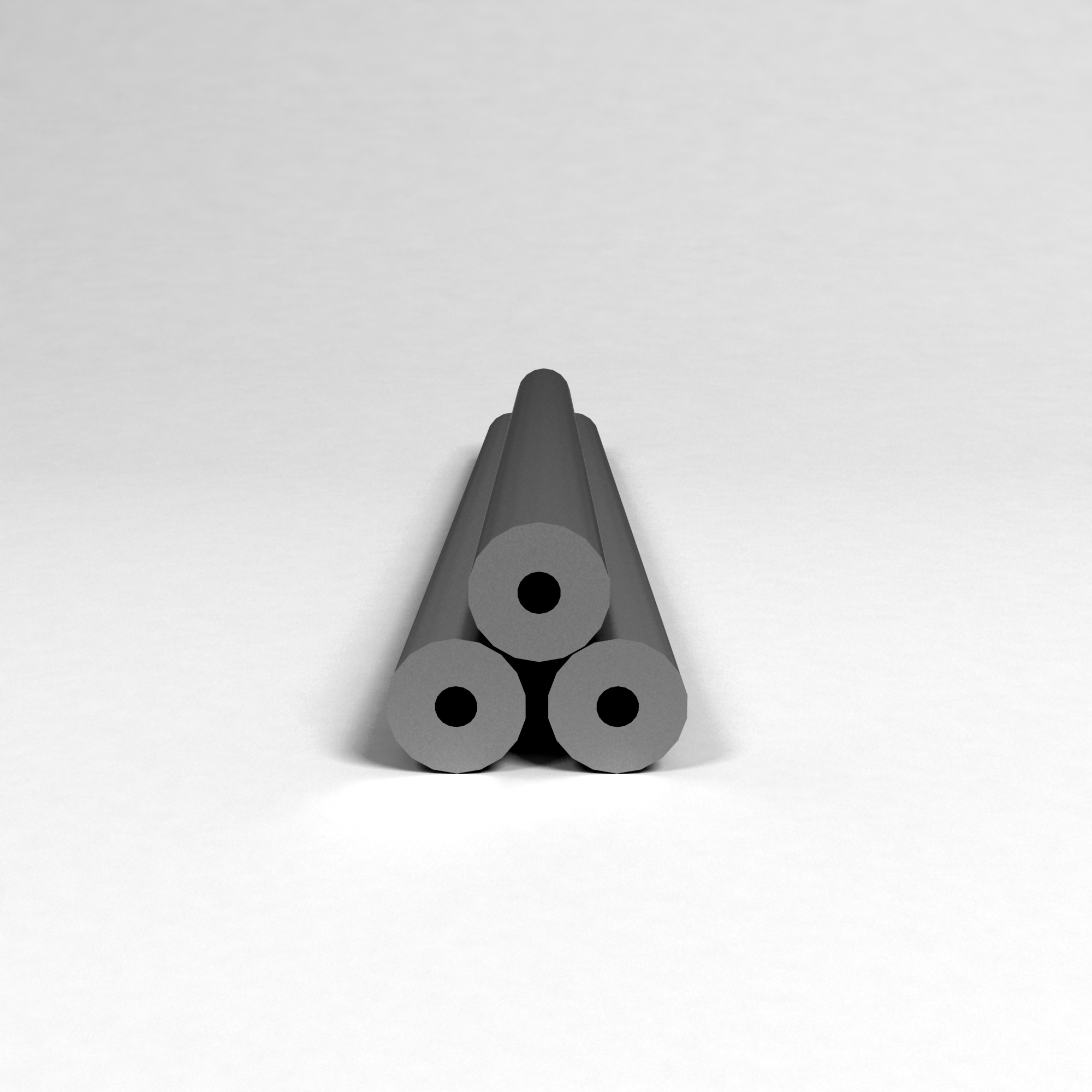 Sintered Blank Tungsten Carbide Round Rod with Straight Coolant Hole 0.1, 0.2mm